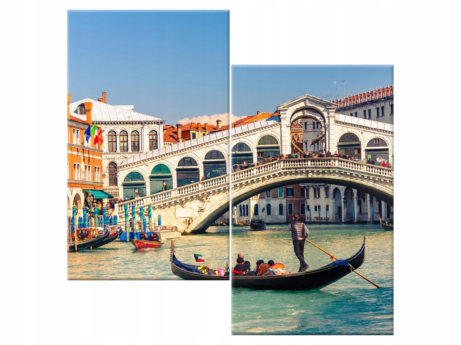 

Obraz Most Rialto w Wenecji 60x60 Włochy płótno