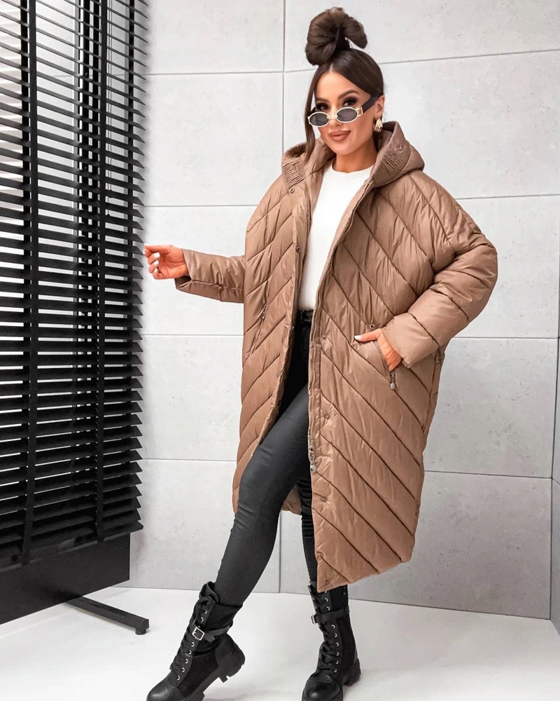 Zimní Bunda Netopýr 6026 Hnědá S (36)