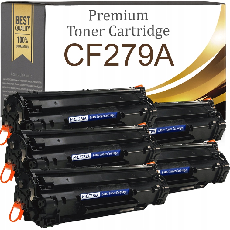 5x Toner 79A XL Pro Tiskárnu Hp Laser Jet Pro M12A M12W Mfp M26A M26NW 279A