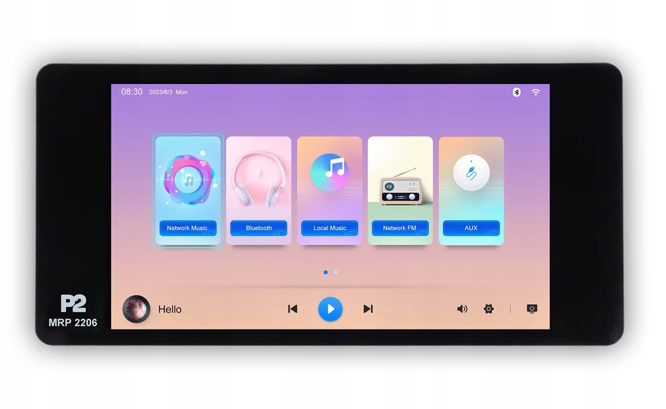 Mrp 2206 – Nástěnný přehrávač se zesilovačem