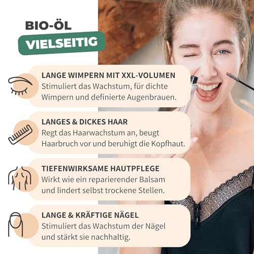 BIONOBLE Olej Rycynowy Bio 200ml Naturalny Do Włosów Rzęs Brwi Paznokci — miniatura 3