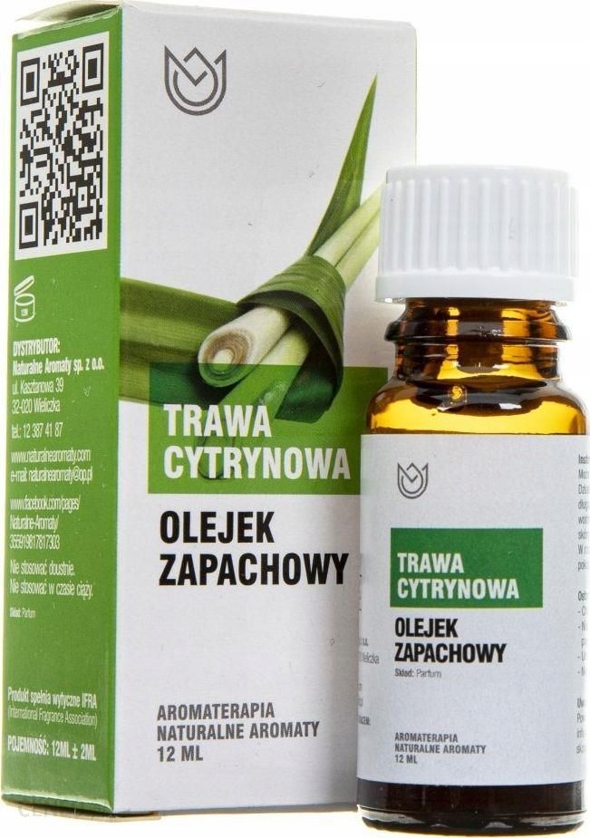 

Naturalne Aromaty olejek Trawa Cytrynowa 12ml
