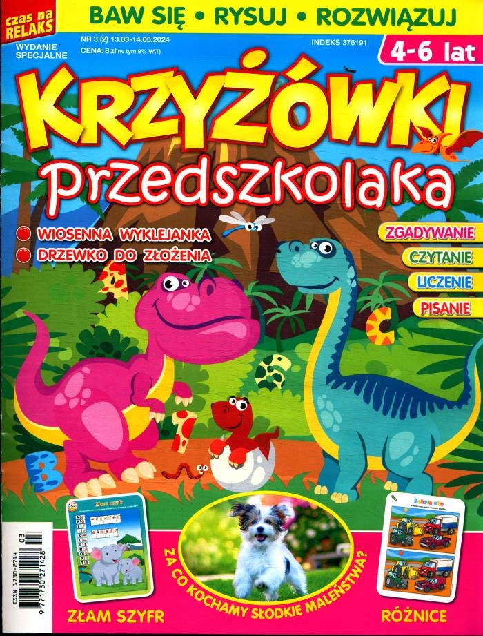 KRZYŻÓWKI PRZEDSZKOLAKA 3 / 2024