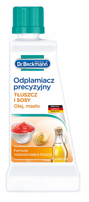 

Dr. Beckmann Odplamiacz Tłuszcz Olej Sosy 50 ml