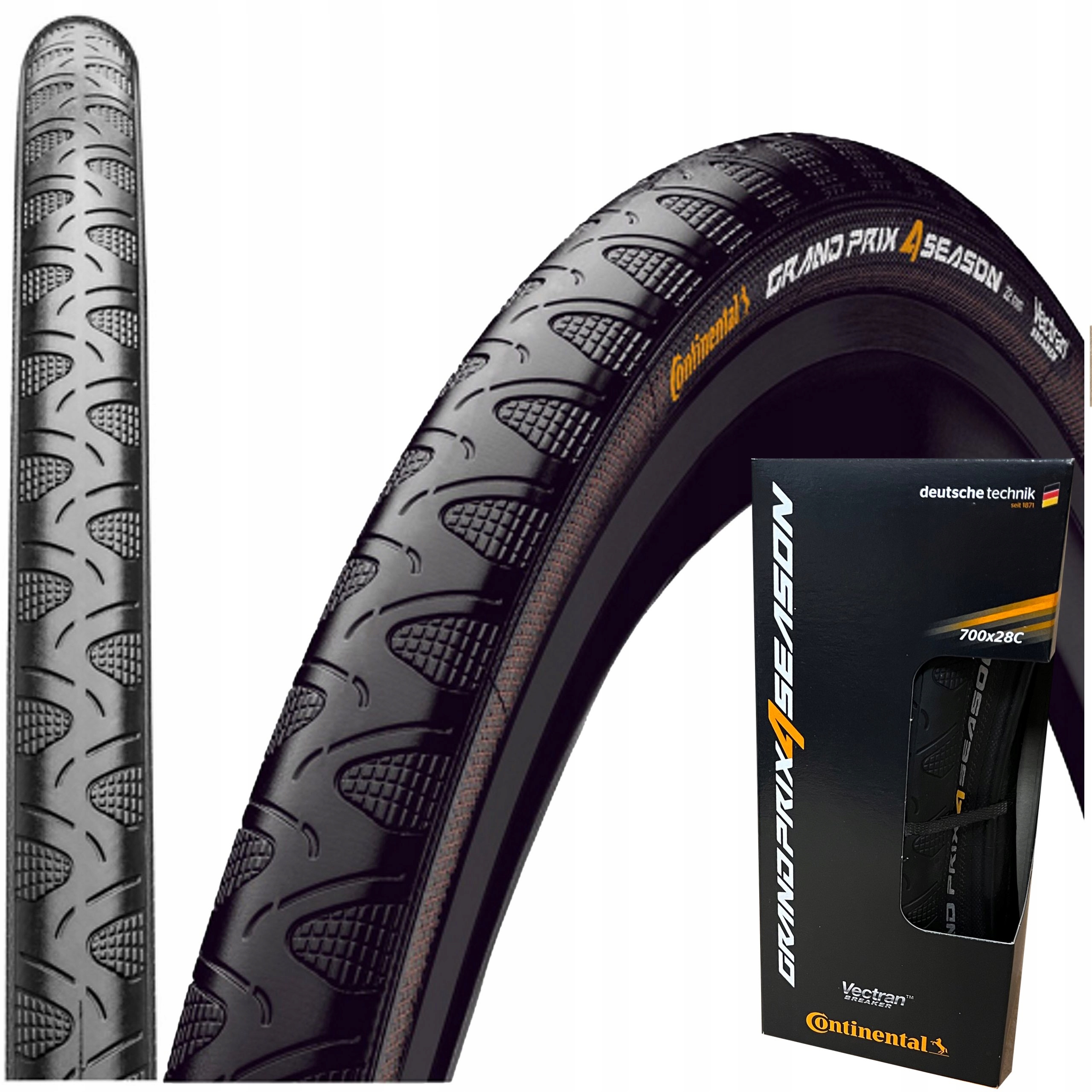 Opona Szosowa Continental Grand Prix 4-Season 28mm 700x28 Oryginalna Box