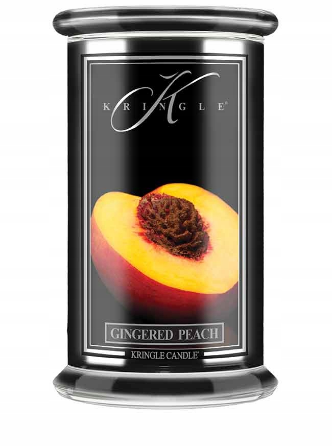 Gingered Peach – Kringle Candle – velká svíčka se dvěma knoty ze série Reserve