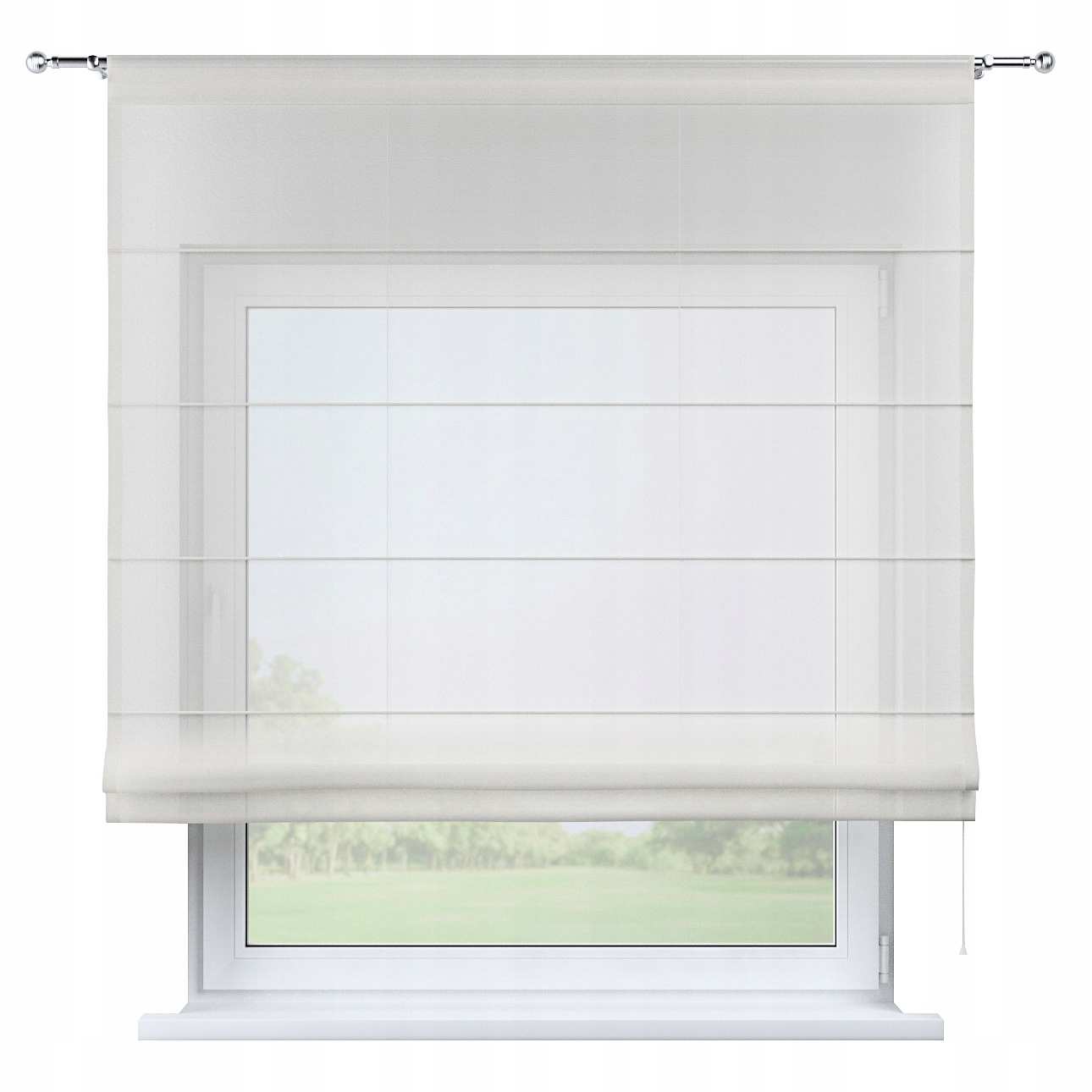 Hotová voálová roleta Sevilla 120 x 170 cm biela