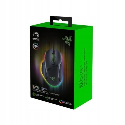 Razer Basilisk V3 Wired Gaming Mouse 10+1 Button, 26000 Dpi, Rgb, Black Eu(