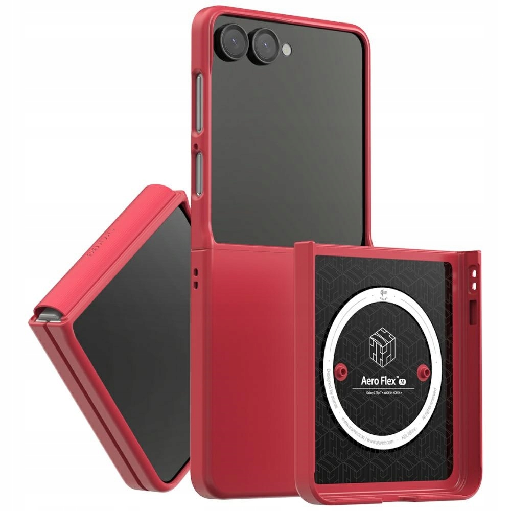 Pouzdro Araree Aero Flex M MagSafe Qi2 pro Samsung Galaxy Z Flip7 růžové