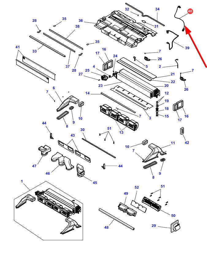 ACW0198130 Przewod ukladu klimatyzacji Numer katalogowy czesci ACW0198130