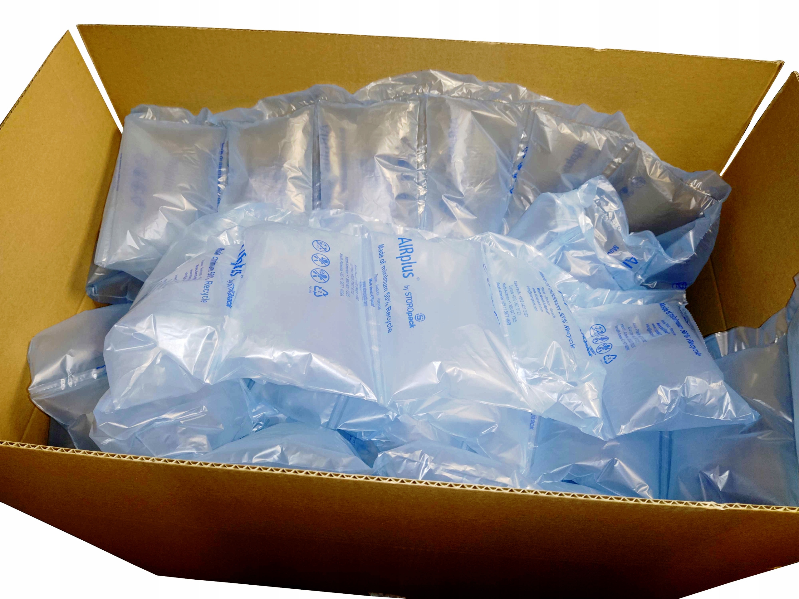 PODUSZKI Powietrzne 160 szt folia wypełniacz w paczkomat Gabaryt C Marka Rowerek