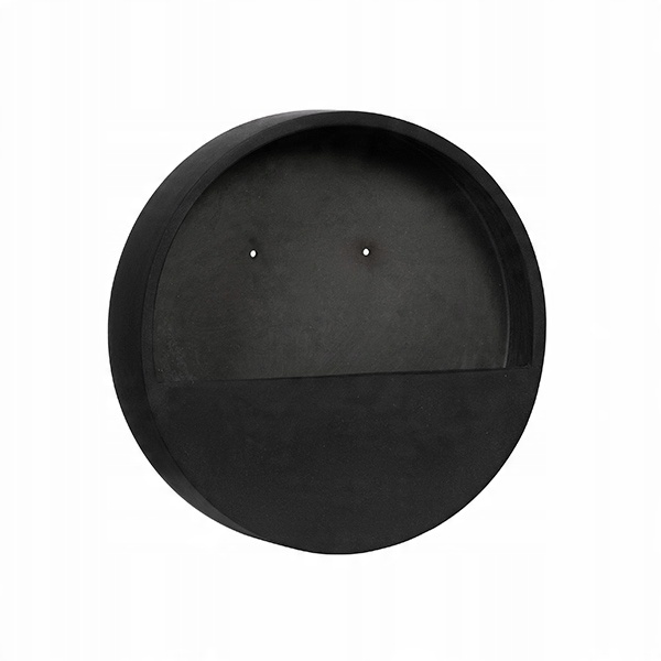 

czarna wisząca doniczka na ścianę Wally 40/9 cm