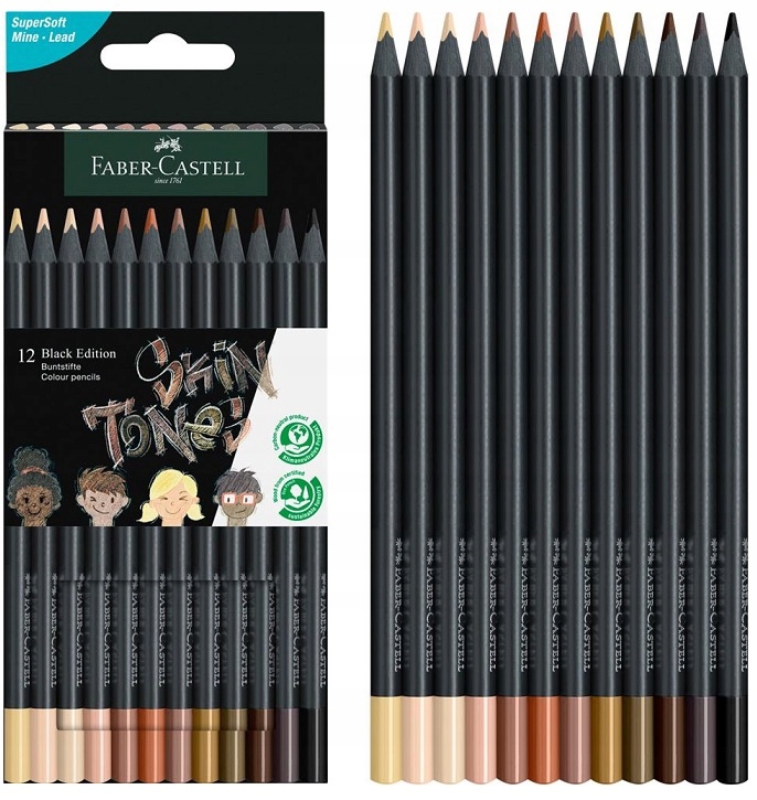 

Kredki w odcieniach skóry Faber-Castell