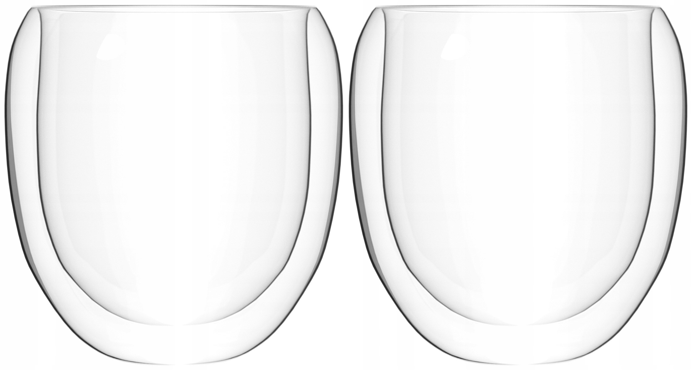 SZKLANKI TERMICZNE Z PODWÓJNĄ ŚCIANKĄ DO KAWY MIOWI CLASSIC 2X 250 ML