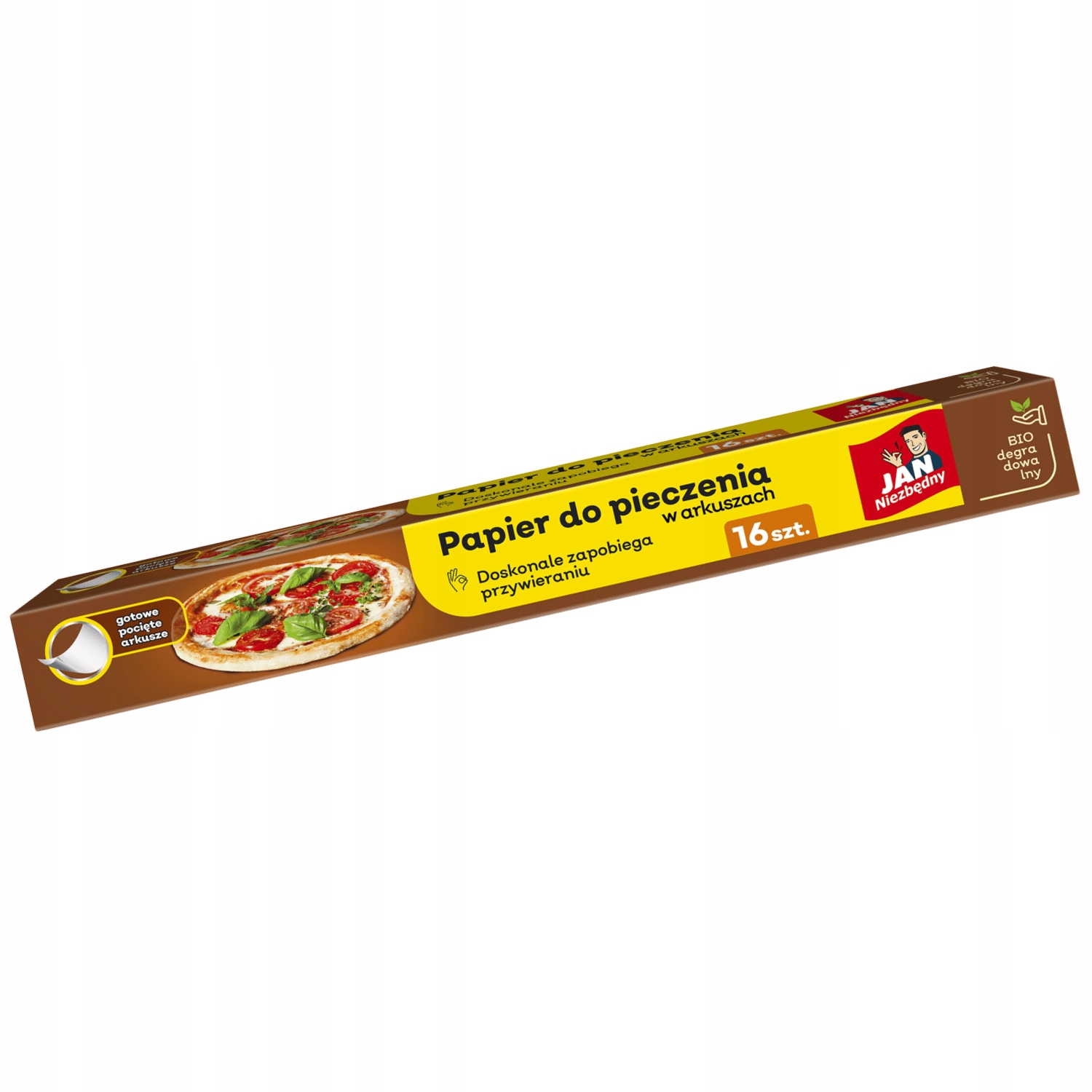 PAPIER DO PIECZENIA W ARKUSZACH 16 SZTUK JAN NIEZBĘDNY 42X38CM DWUSTRONNY