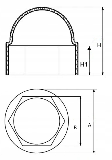Zaślepka maskownica śruby M12/19 200SZT CZARNE Marka Bo-plast