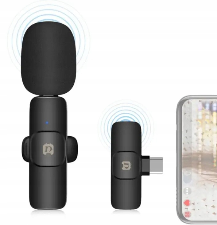 Bezprzewodowy Mikrofon Krawatowy na USB C PULUZ PU3082B Kod producenta Krawatowy Mikrofon PULUZ PU3082B USB C