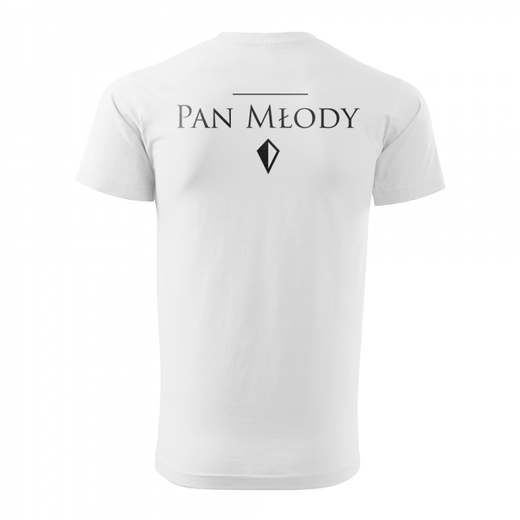 

KT078- 3XL / Koszulka na Kawalerski Pan Młody biel