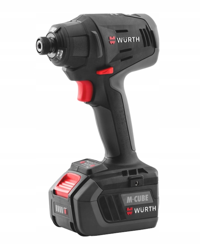 WURTH Wkrętak Wkrętarka udarowa 1/4c Walizka 2xaku