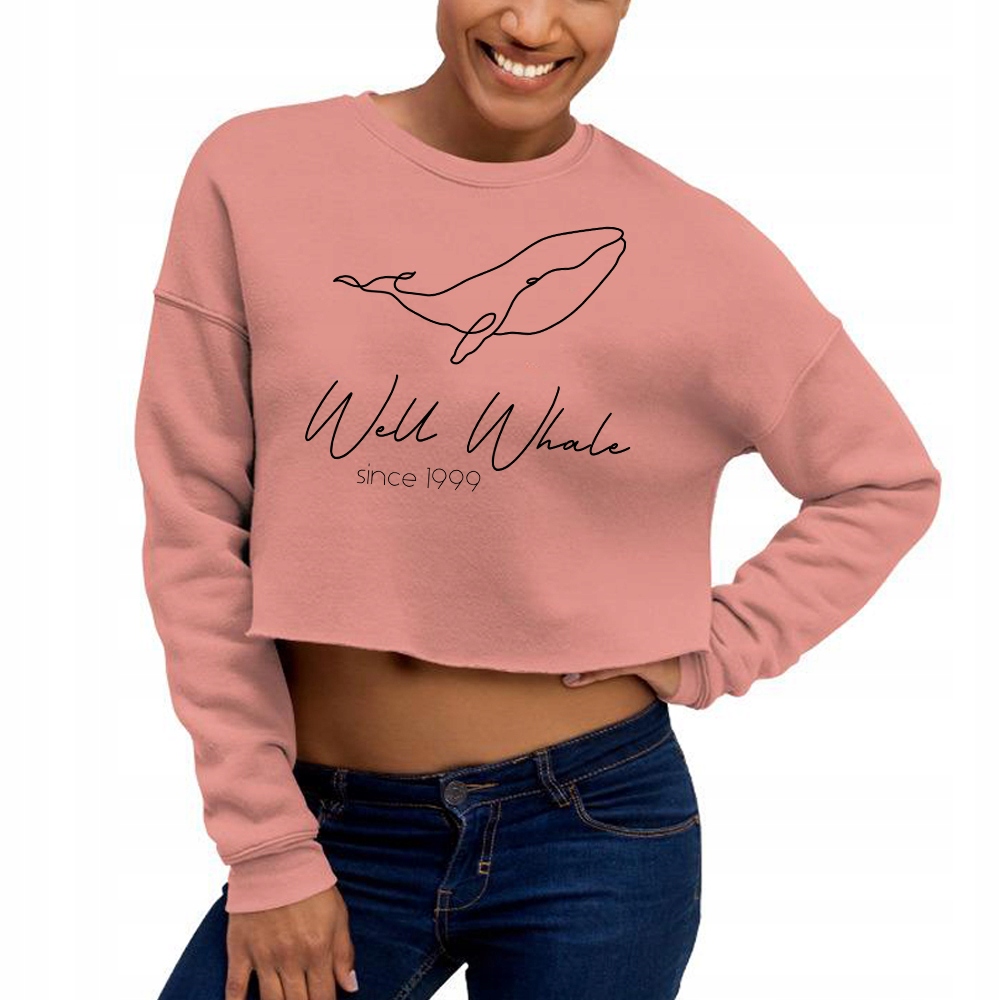 Tričko dámské Růžové Krátké Well Whale Since 1999 Různé Vzory Velikost S