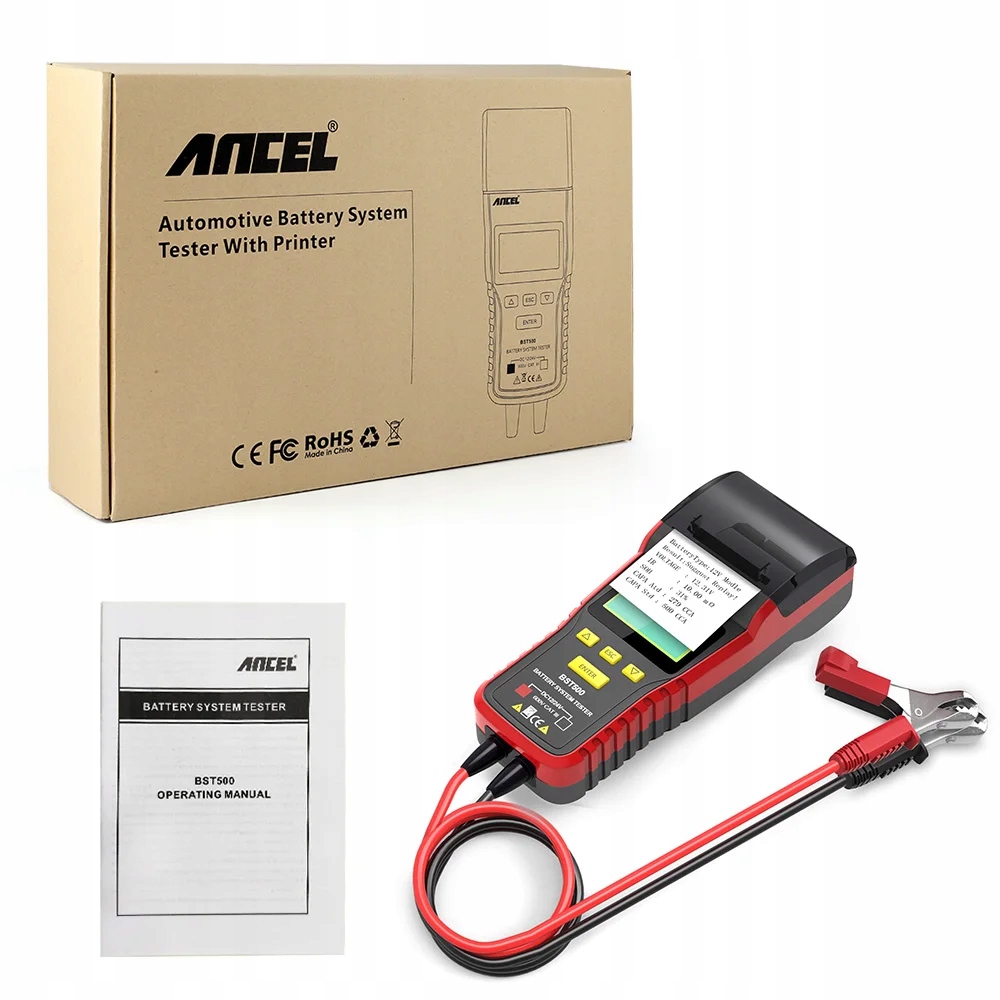 Ancel Bst 500 12/24V Tester Akumulátora Agm