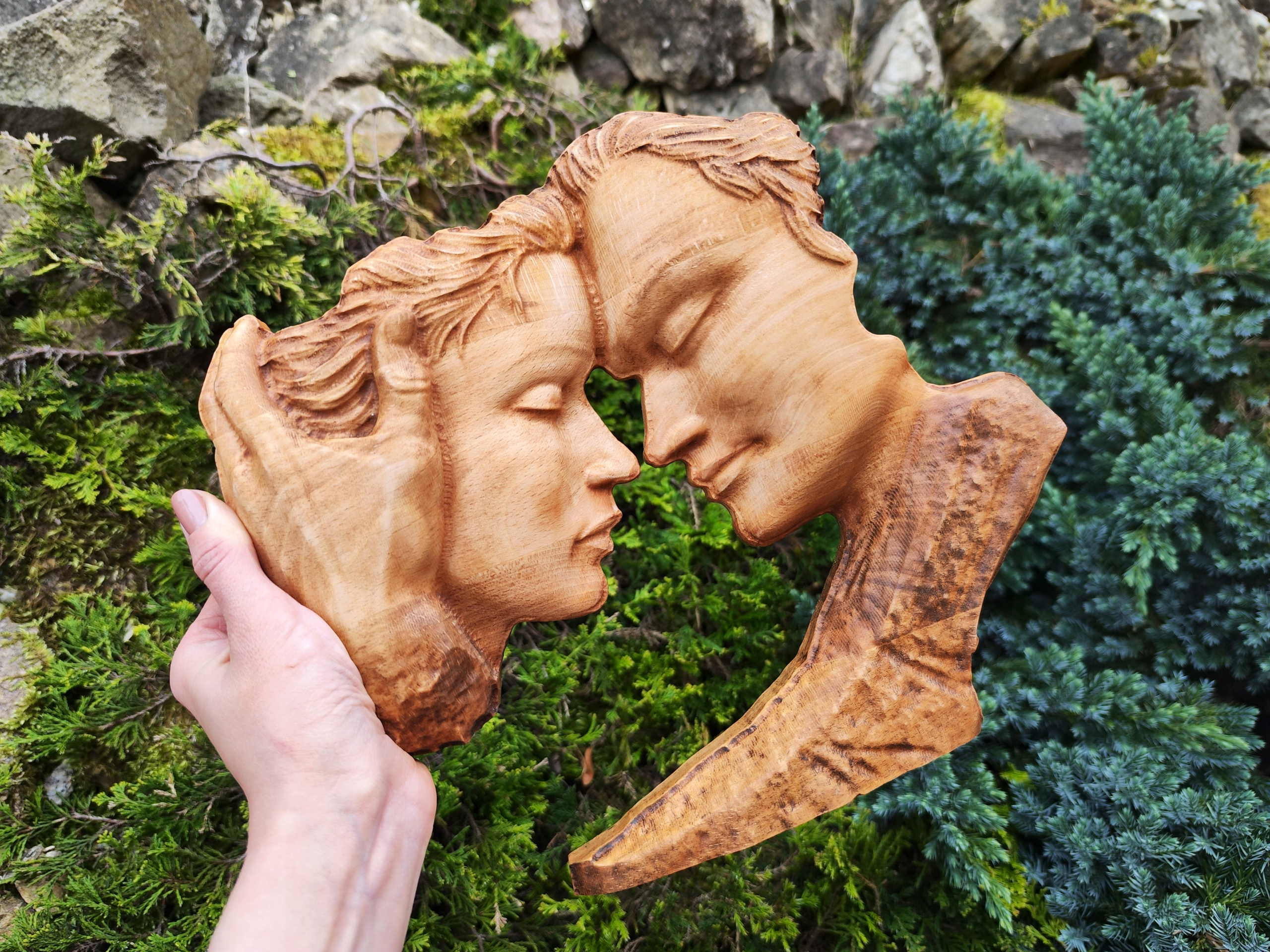 Obraz reliéf socha umění art jako dárek svatba výročí 40