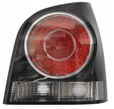 Volkswagen Polo 9N 2005-2009 Zadní Světlo Pravé, Černé, Nové, Bez Lišty