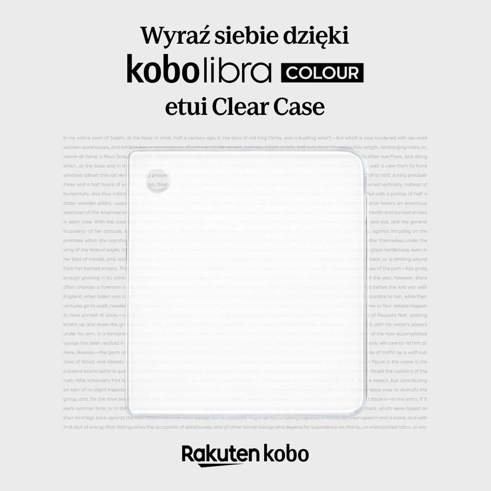 Etui Kobo Libra Colour Przezroczyste Stan opakowania oryginalne