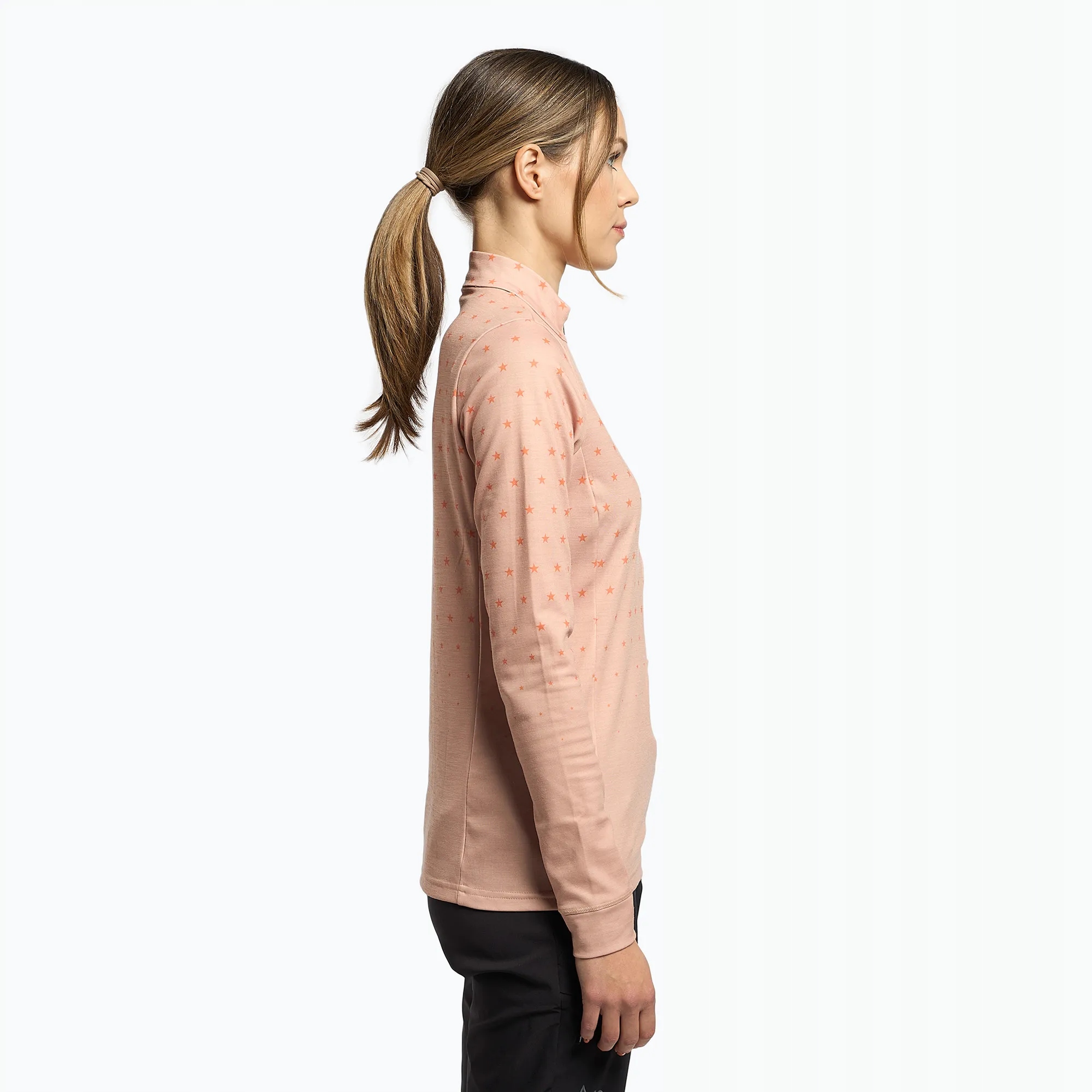 Bluza narciarska damska Maloja pomarańczowa XS Kolekcja Copper beech