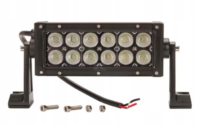 Pracovní Lampa Obdélníková LED12 36W 3060lm 12/24V Krátké Světlo
