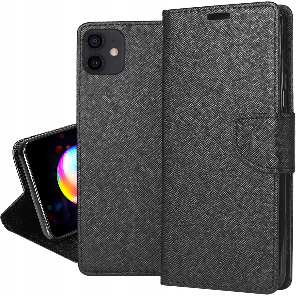 

Etui do iPhone 12 Fancy Portfel Case Szkło 9H