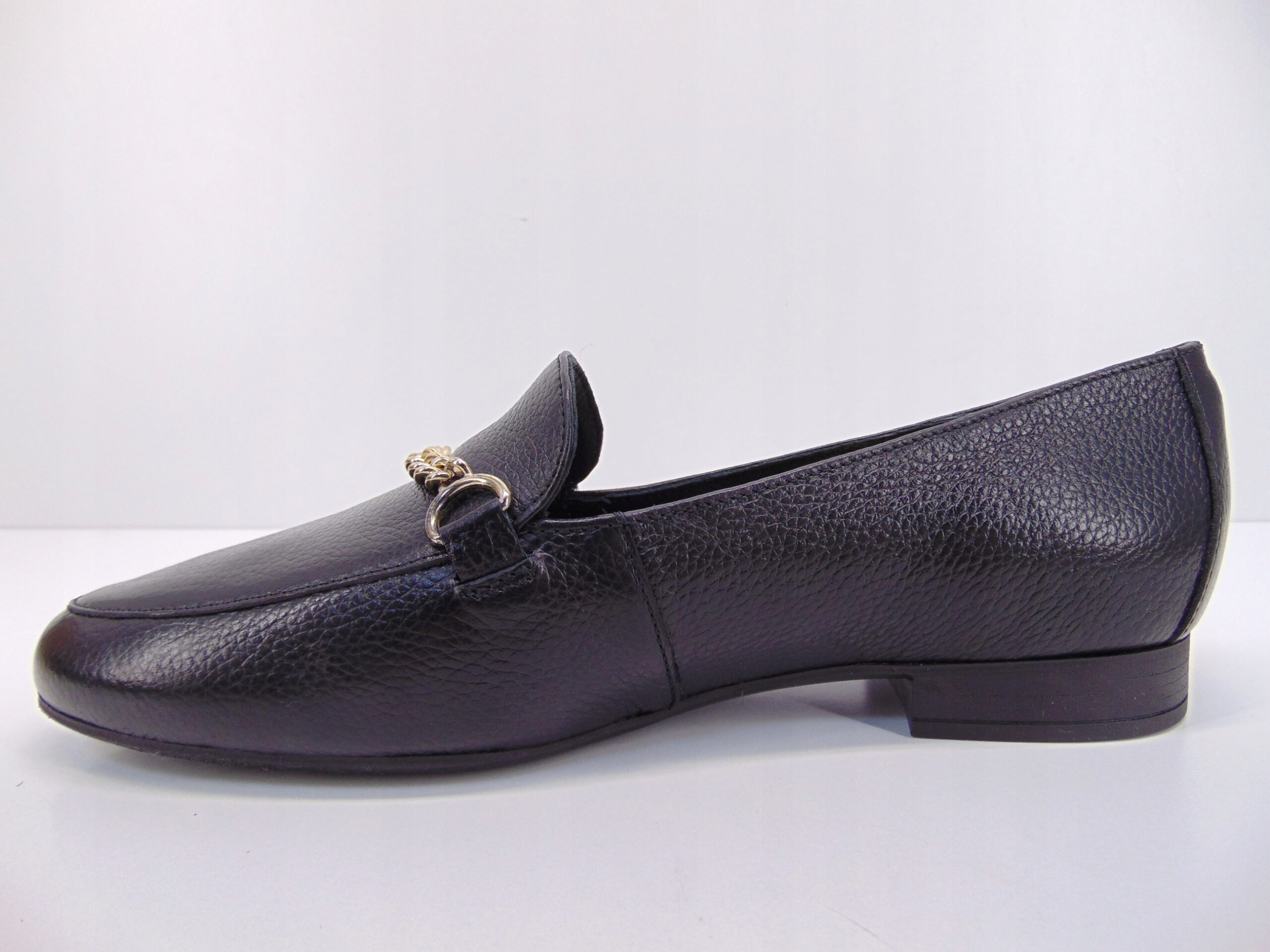 Eleganckie mokasyny Ryłko 2VR48 V 9SCF skóra czarny 38 Rozmiar 38