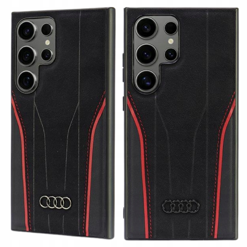 Etui Audi do Galaxy S24 Ultra, plecki, futerał, case, pokrowiec, skórzane
