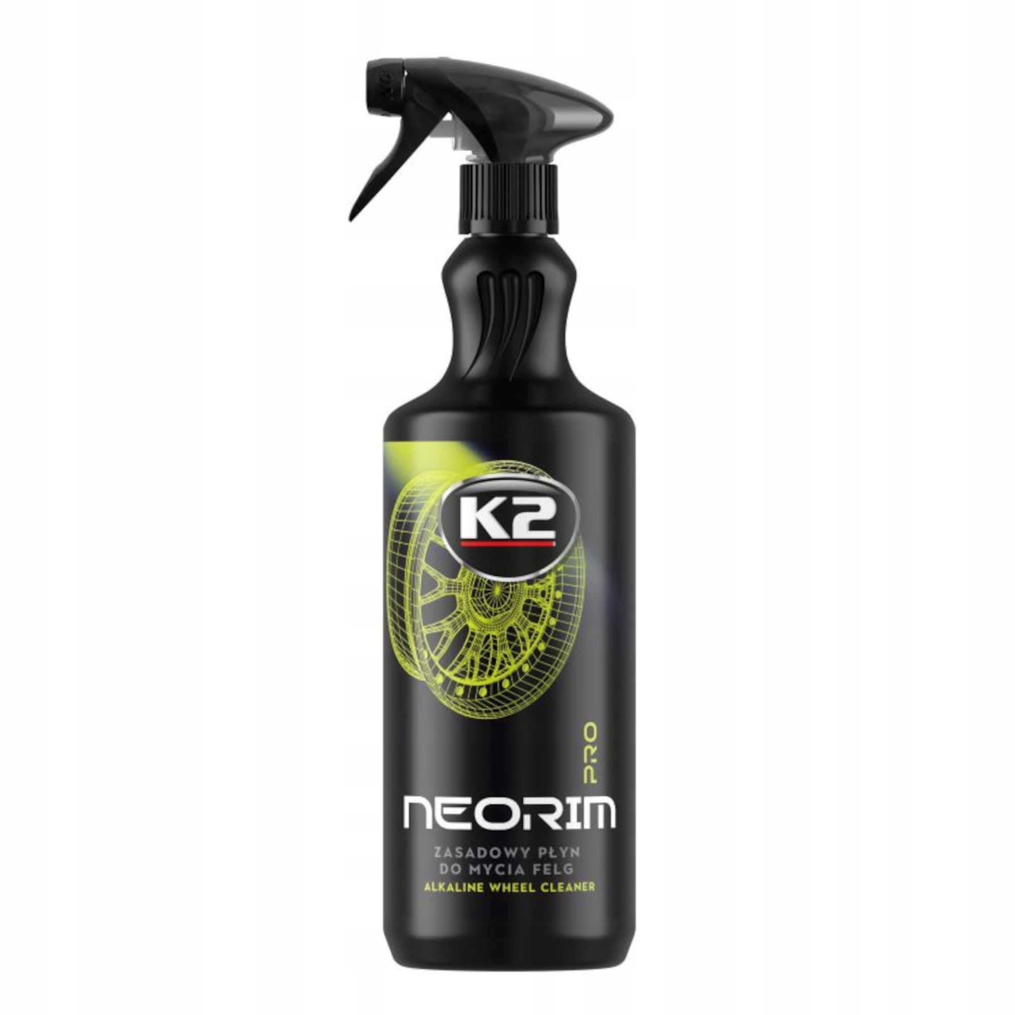 K2 Neorim Pro 1L Zasadowy Płyn Do Mycia Felg I Opon Neon