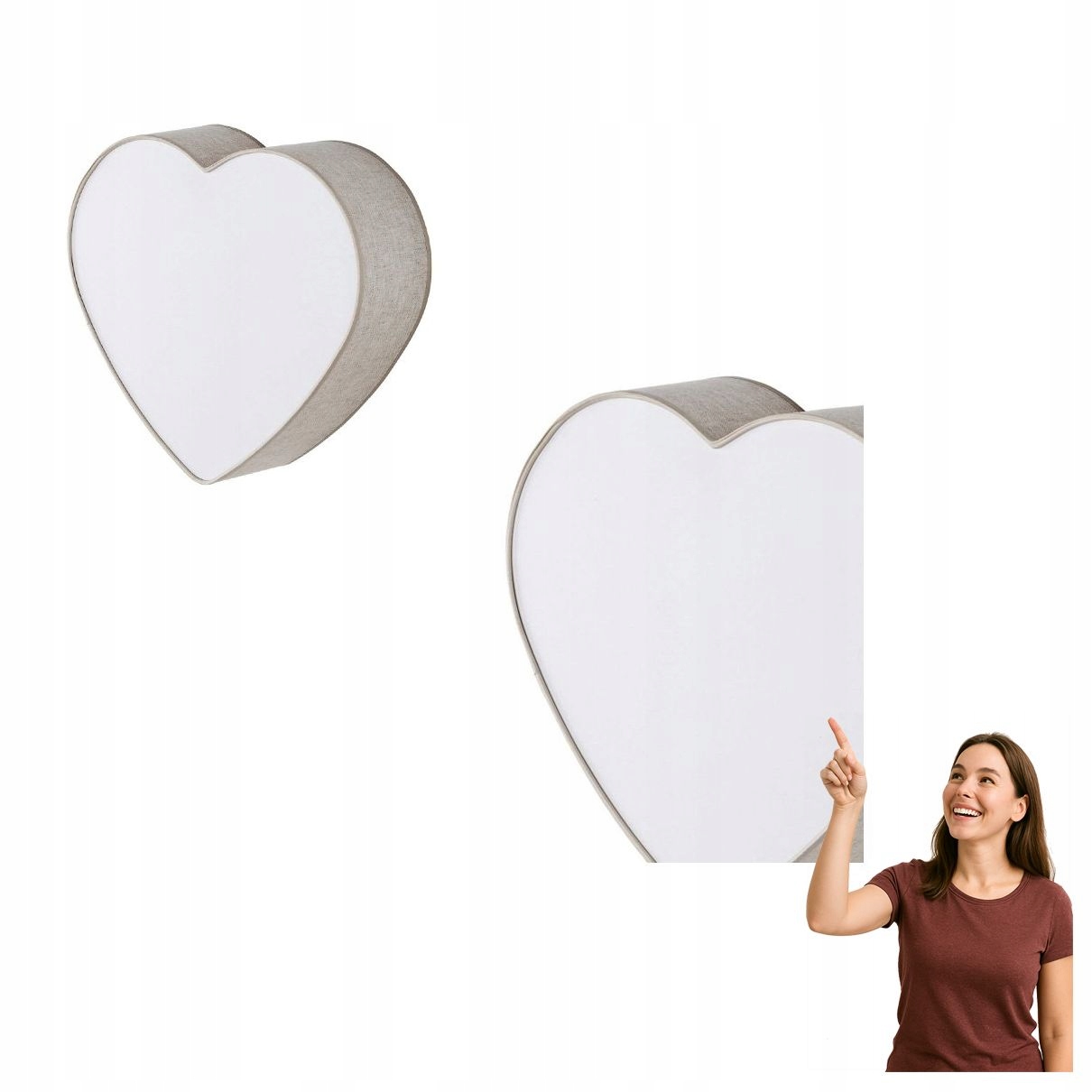 Dětská Stropní svítidlo ve tvaru srdce Heart Len 757 Tk Lighting
