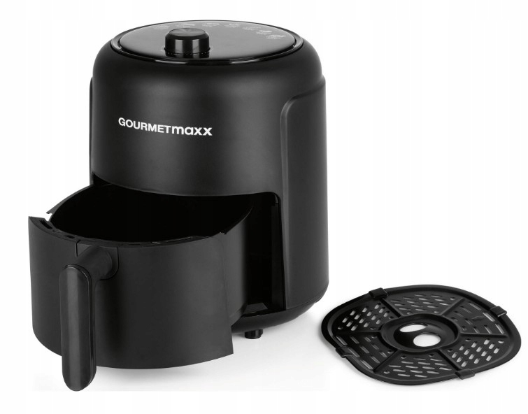 Frytkownica beztłuszczowa Gourmatmaxx 2,3 L 1000 W czarna grill