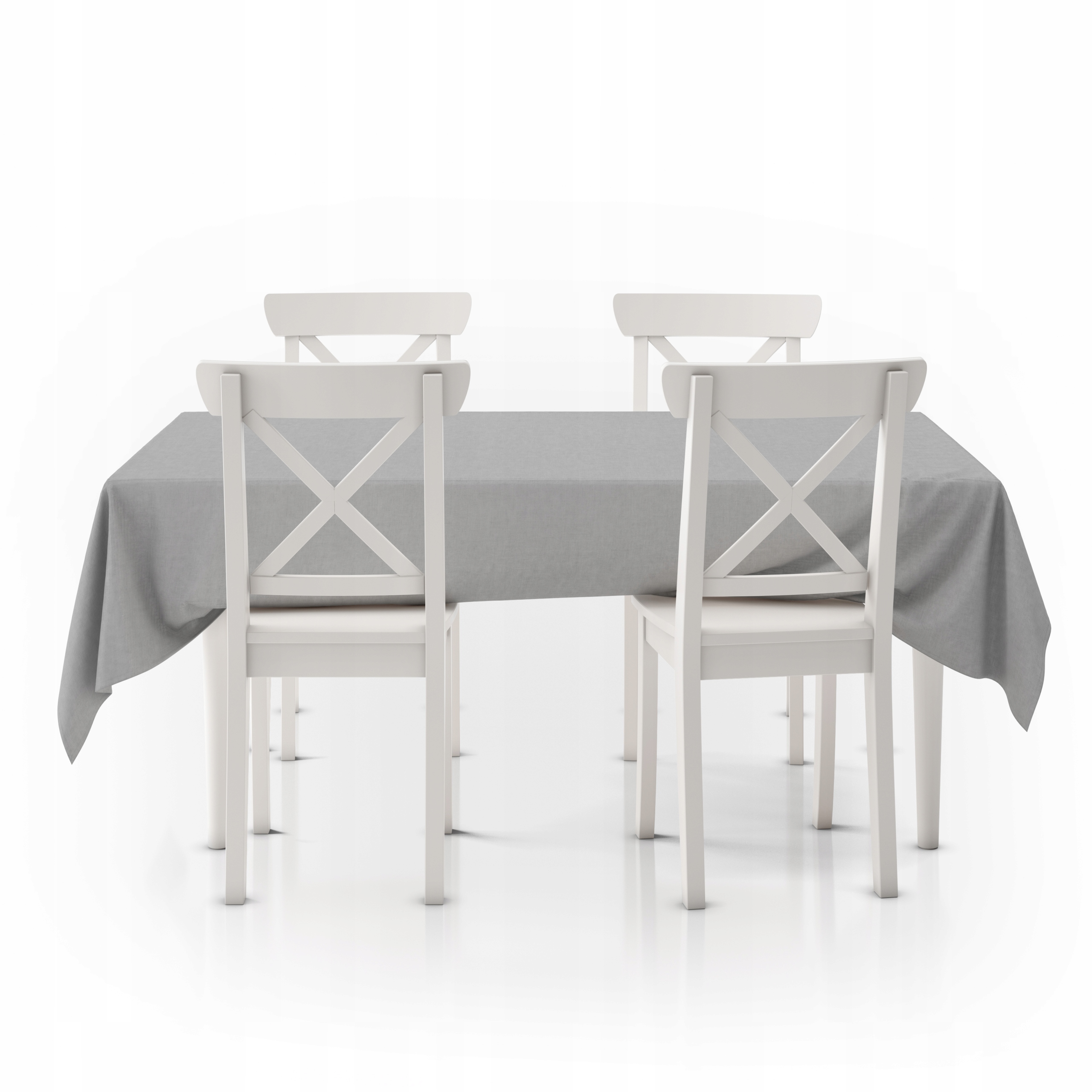 Obrus ogrodowy jadalniany 160x200 cm SZARY (PRODUKT POLSKI) • Cena, Opinie • Obrusy, serwetki