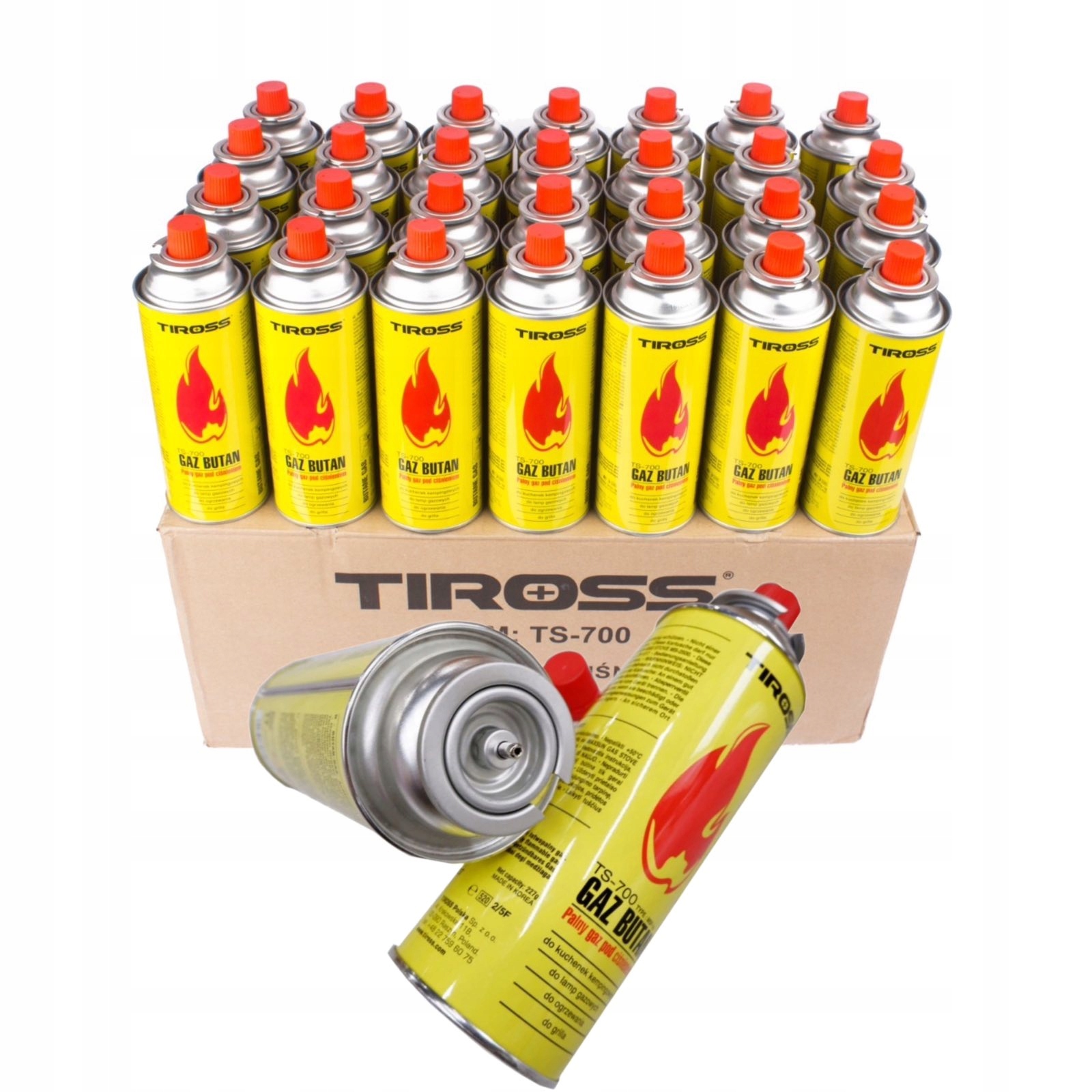 Gazový Náboj Kartusz Gaz Tiross Karton 28ks