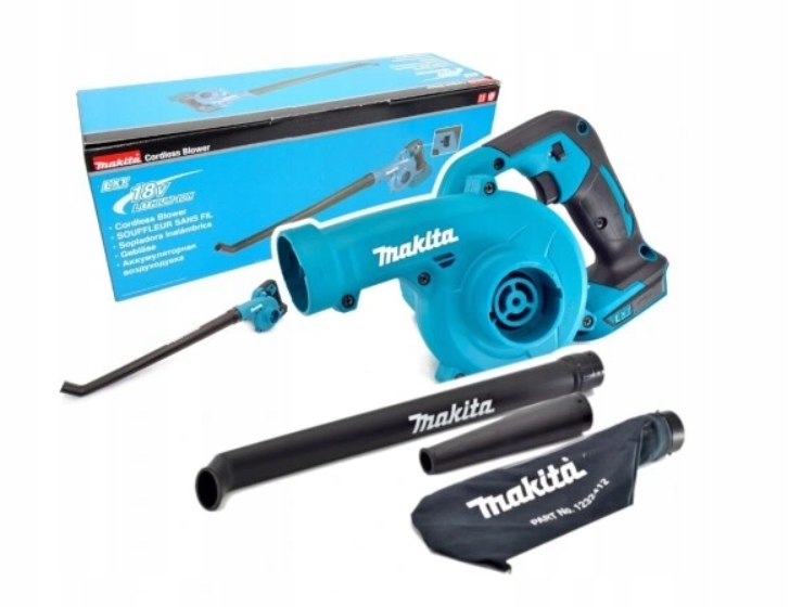 Makita DUB186Z Akumulátorový vysávač 18V Lxt 245 km/h Dýza Taška