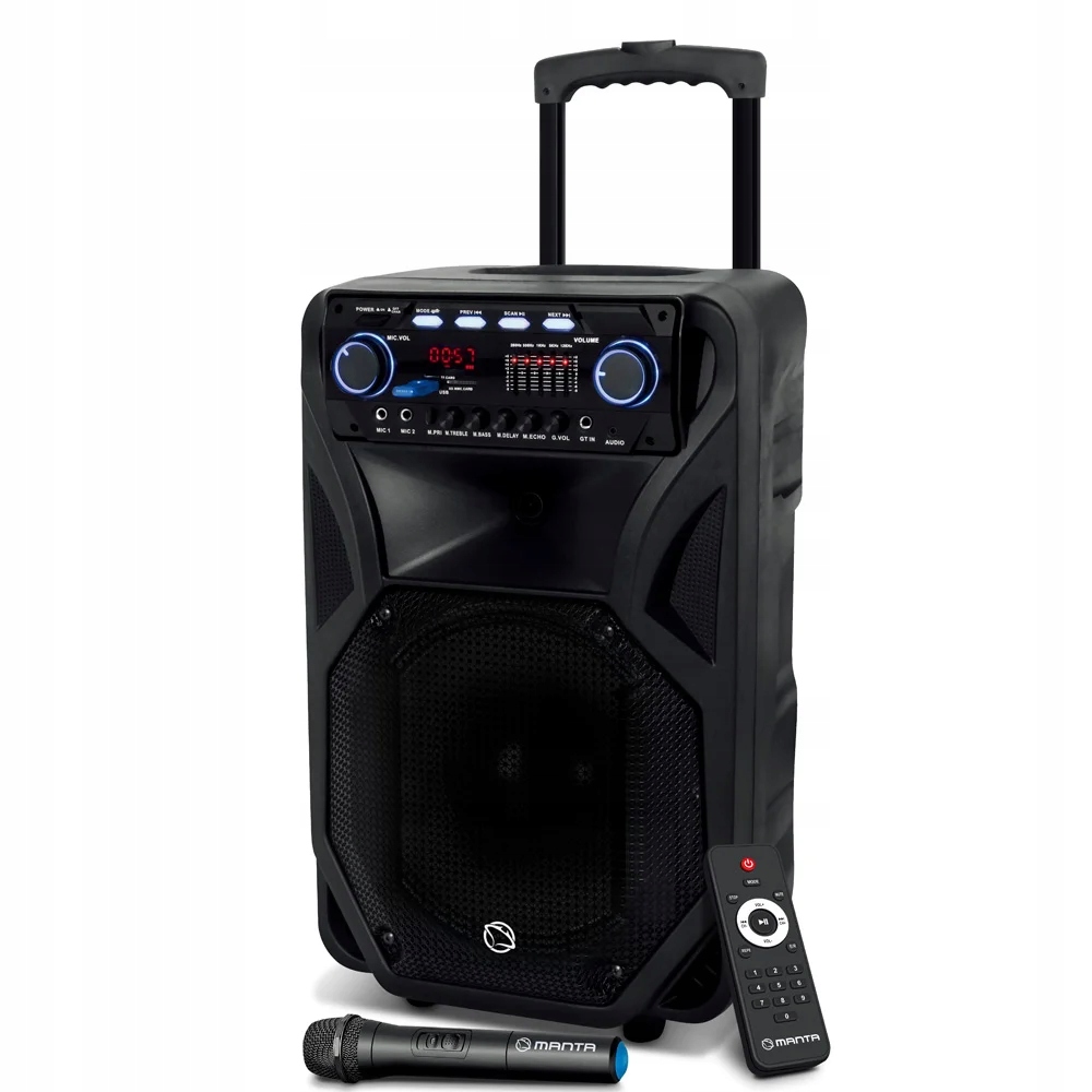 

Głośnik przenośny Manta SPK5021PRO czarny 80W