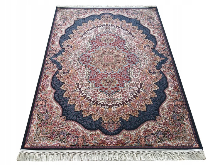 Dywan perski granatowy rozmiaru 400x500 cm