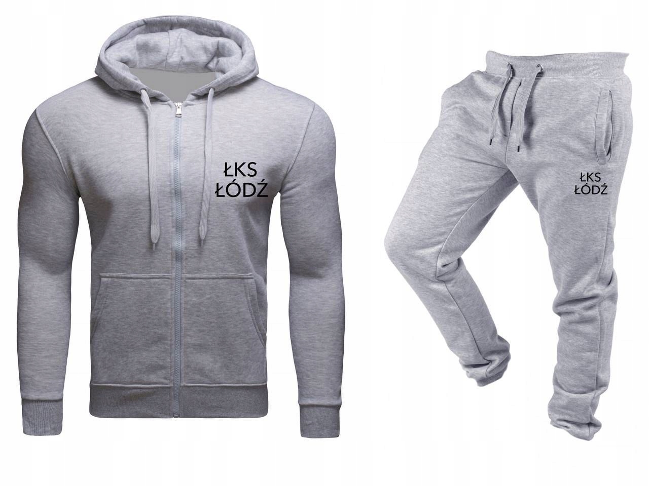 Tepláková Souprava Teplákovka Pánská Rozepínací Loďka Šedá L