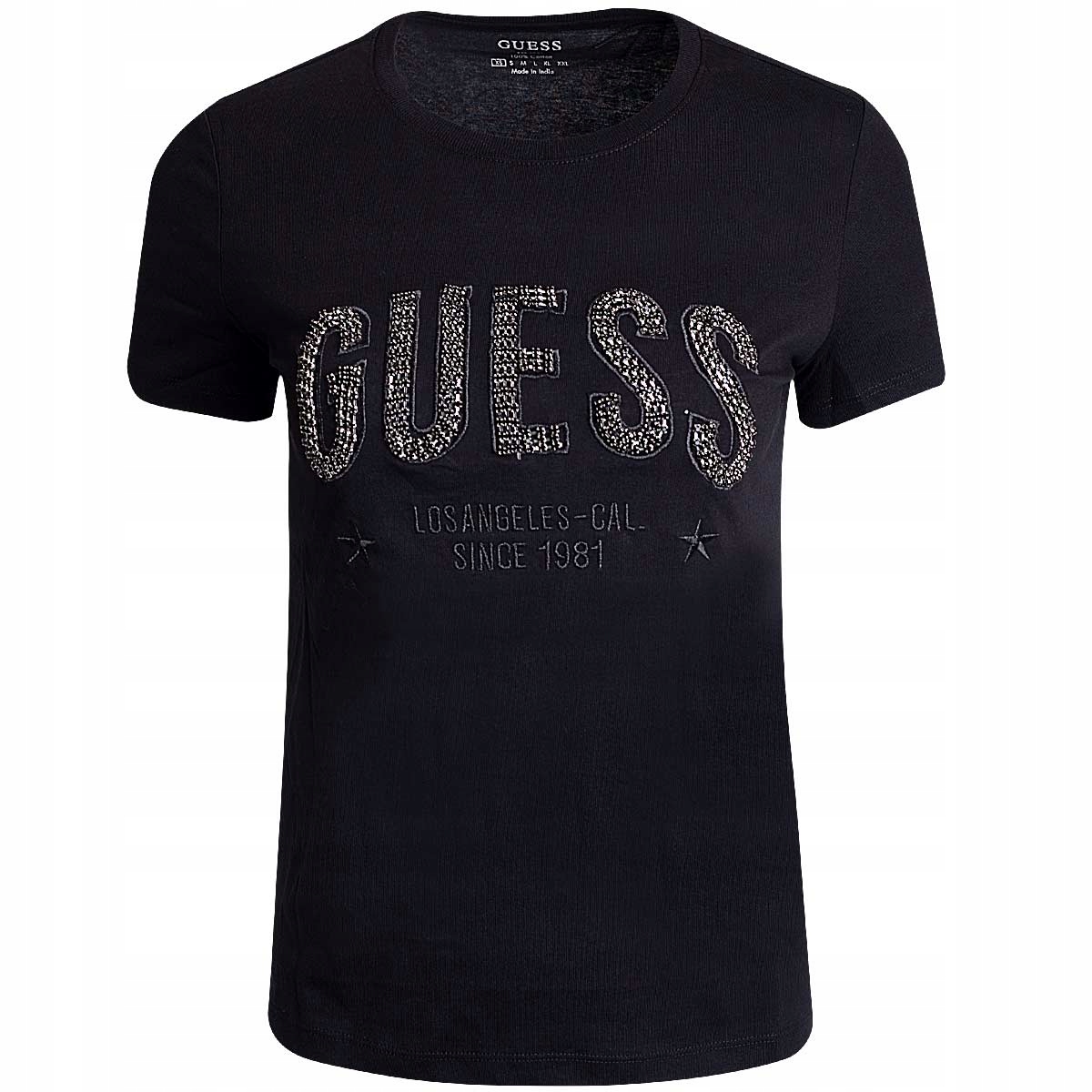 Guess Koszulka Damska T-shirt Mirela Czarna r. S