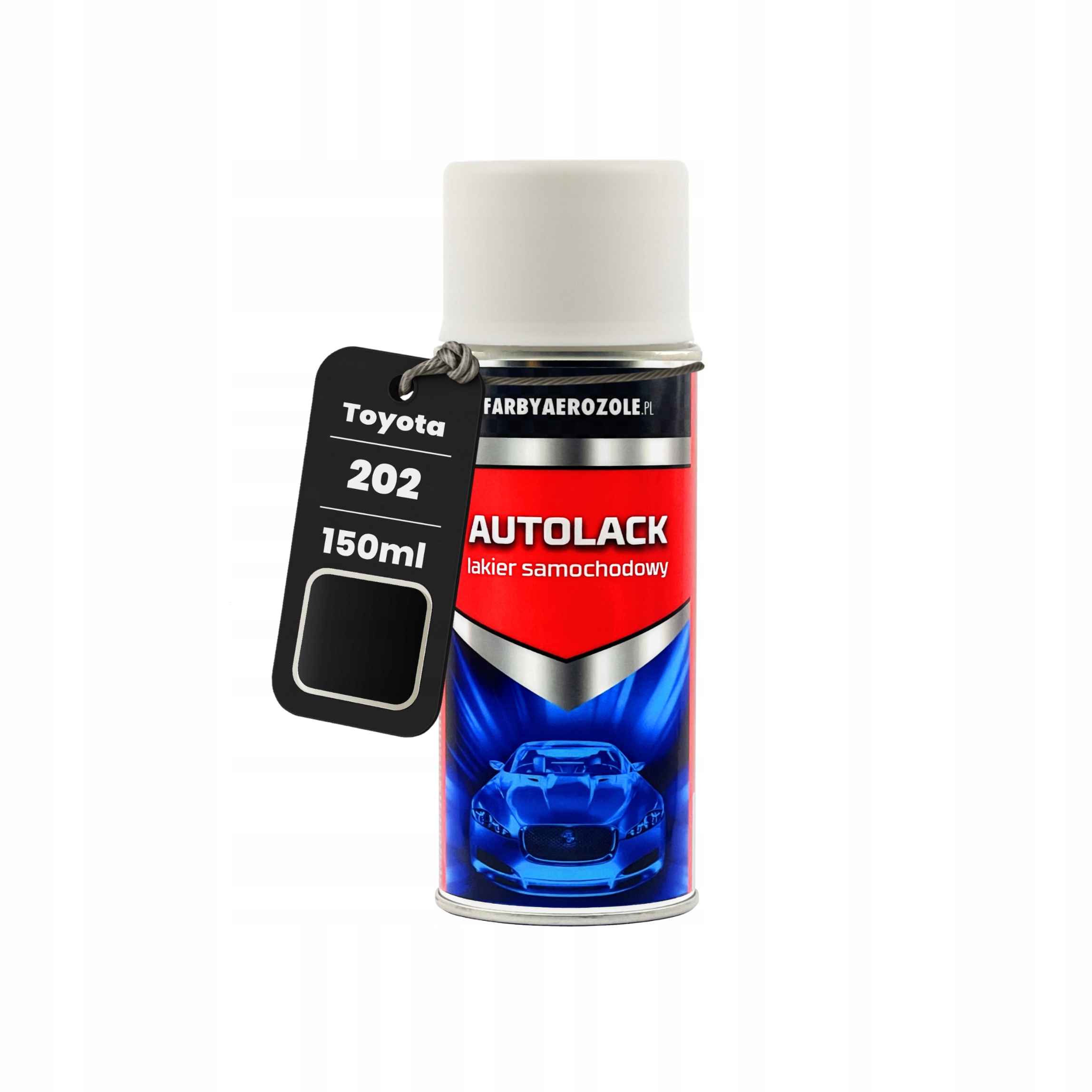 Toyota Lexus 202 Ebony Black Czarny Lakier Samochodowy Spray 150ml