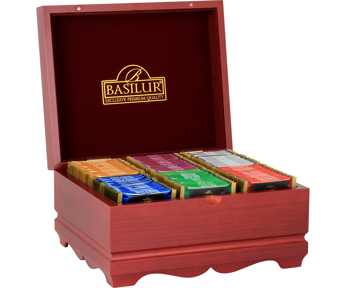 Zestaw herbat Basilur Specialty Classics torebki Klasyka 6 smaków+prezenter