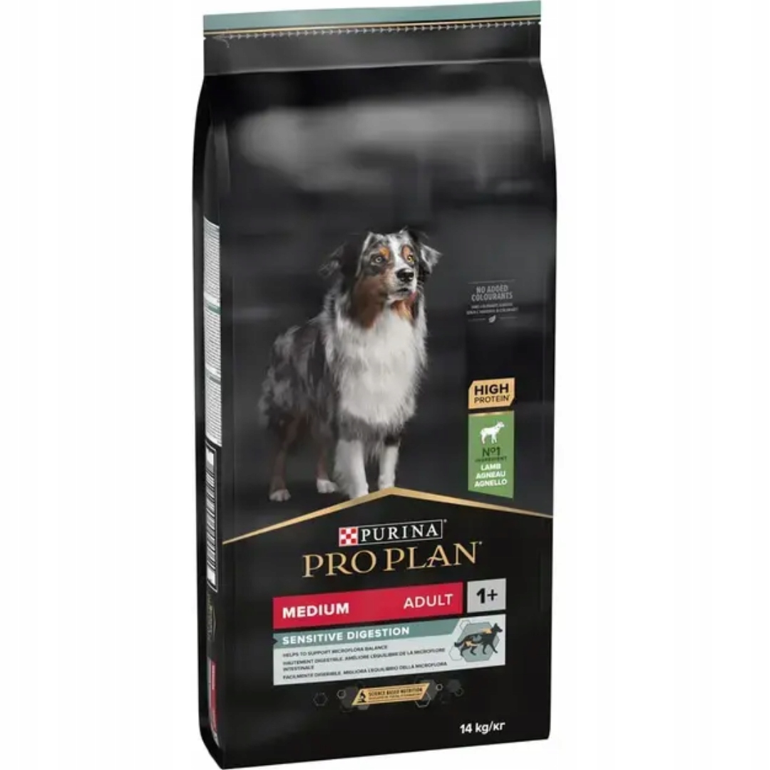 Sucha Karma Dla Psa Purina Pro Plan Sensitive Bogata w Jagnięcinę 14 kg