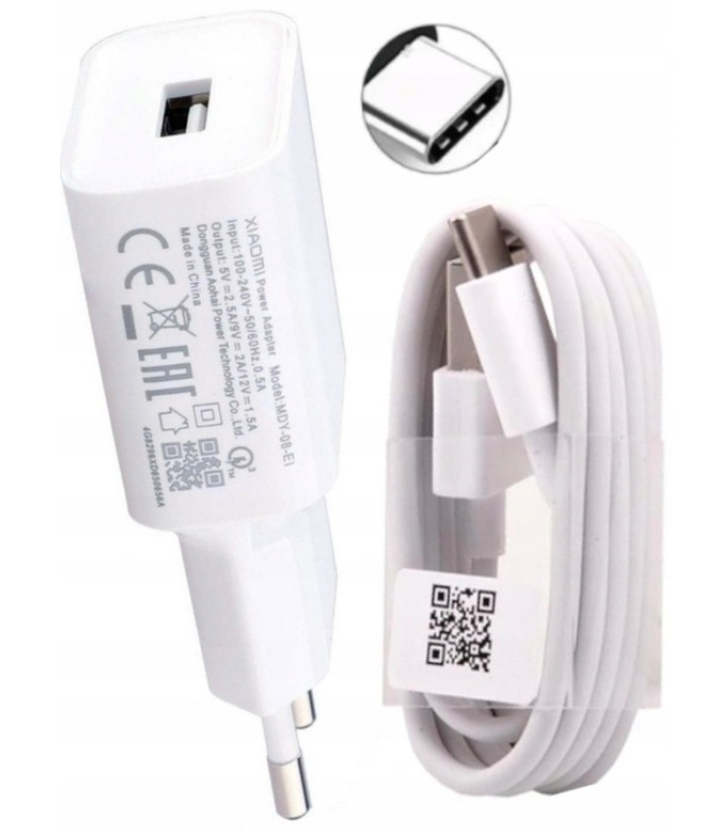 

Ładowarka Xiaomi Mi MDY-08-EI Kabel Usb-c