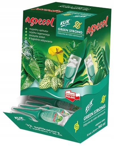 Kondicionér Pro Pokojové Rostliny zelený 30 x 32 kusů 960 Ml Agrecol