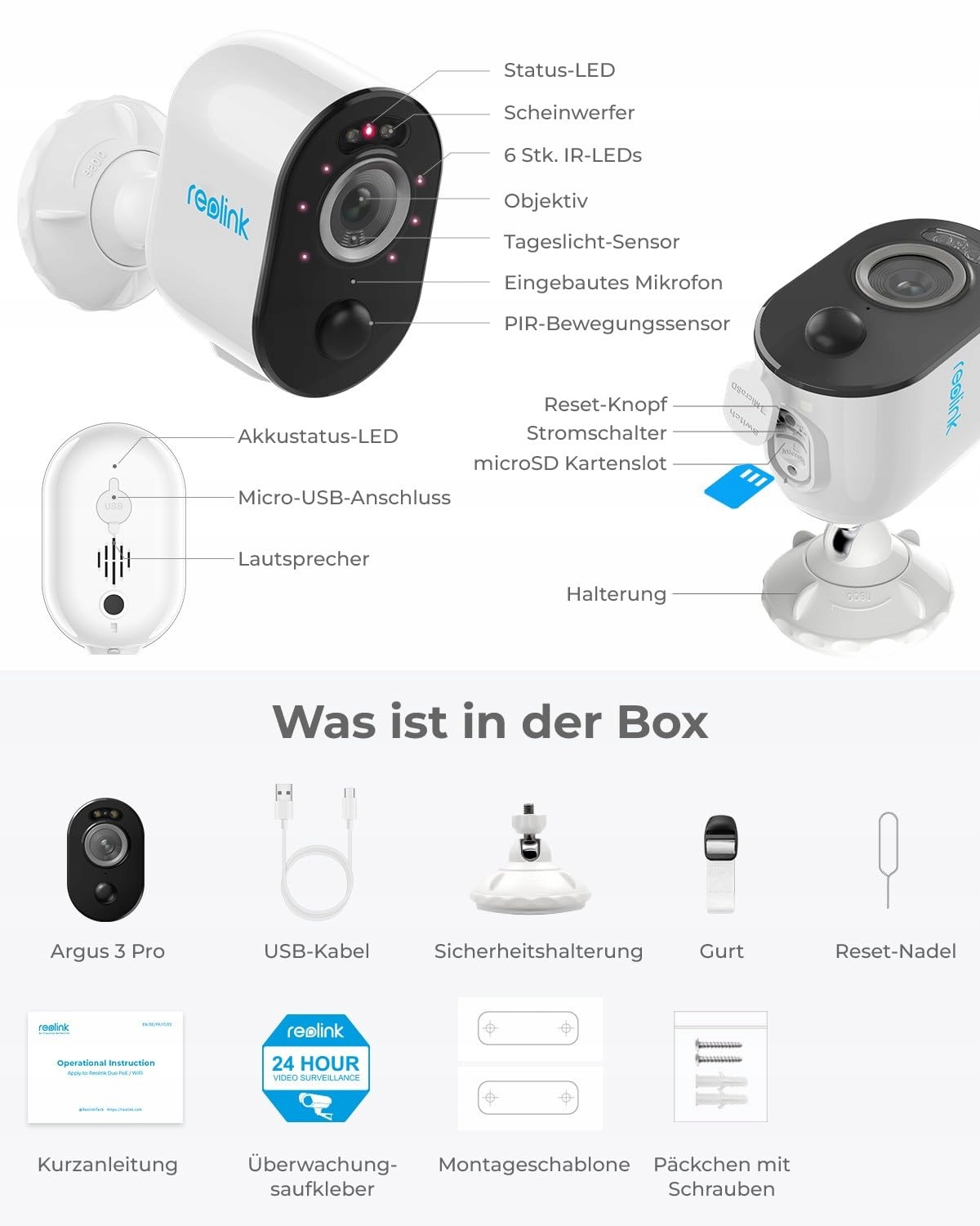 REOLINK Kamera Zewnętrzna 2K+ 5MP z Detekcją Osób Pojazdów Zwierząt WiFi — miniatura 9