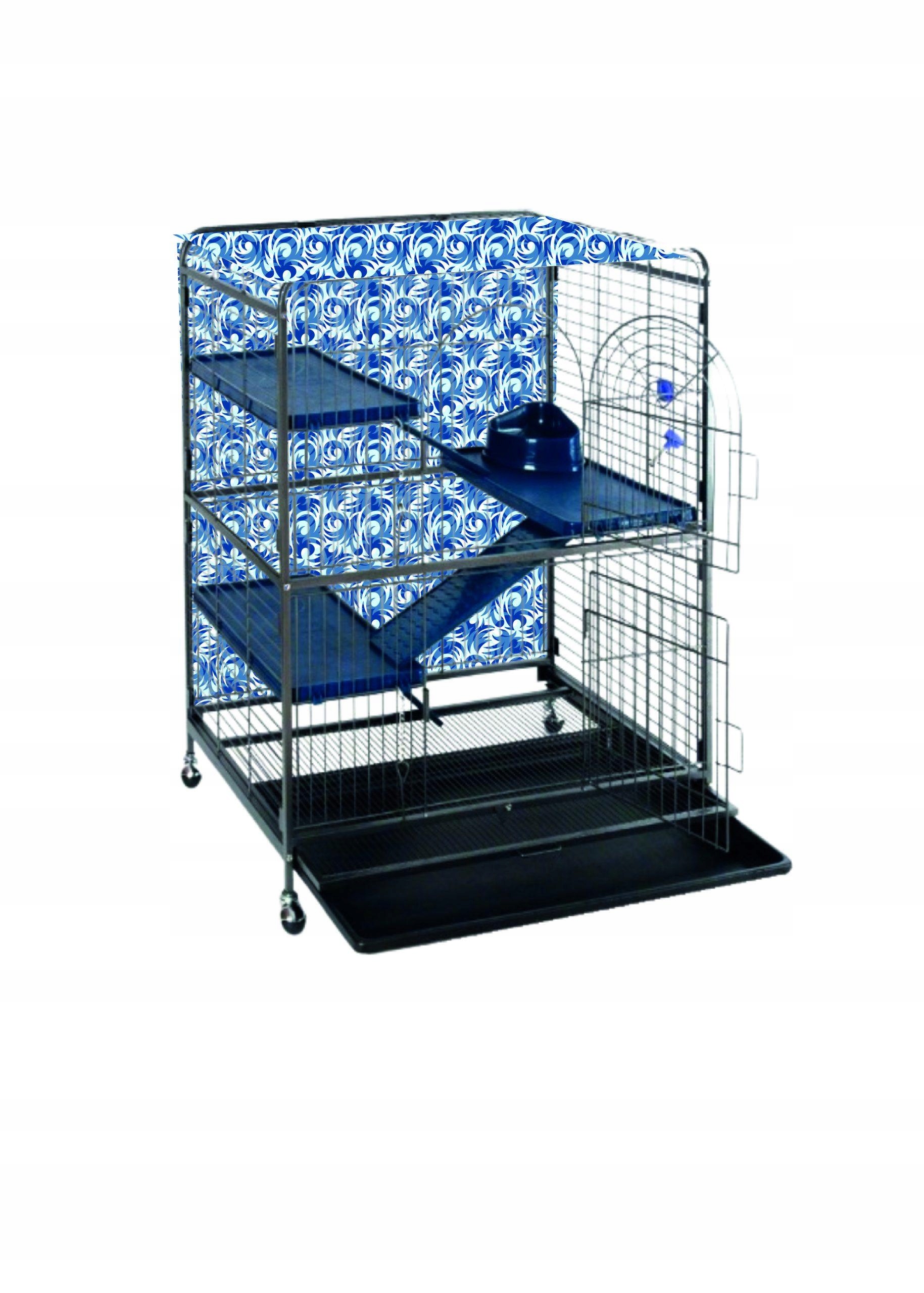 Levně Obal na klec mini vzorovaný 2 stěny horní zadní část